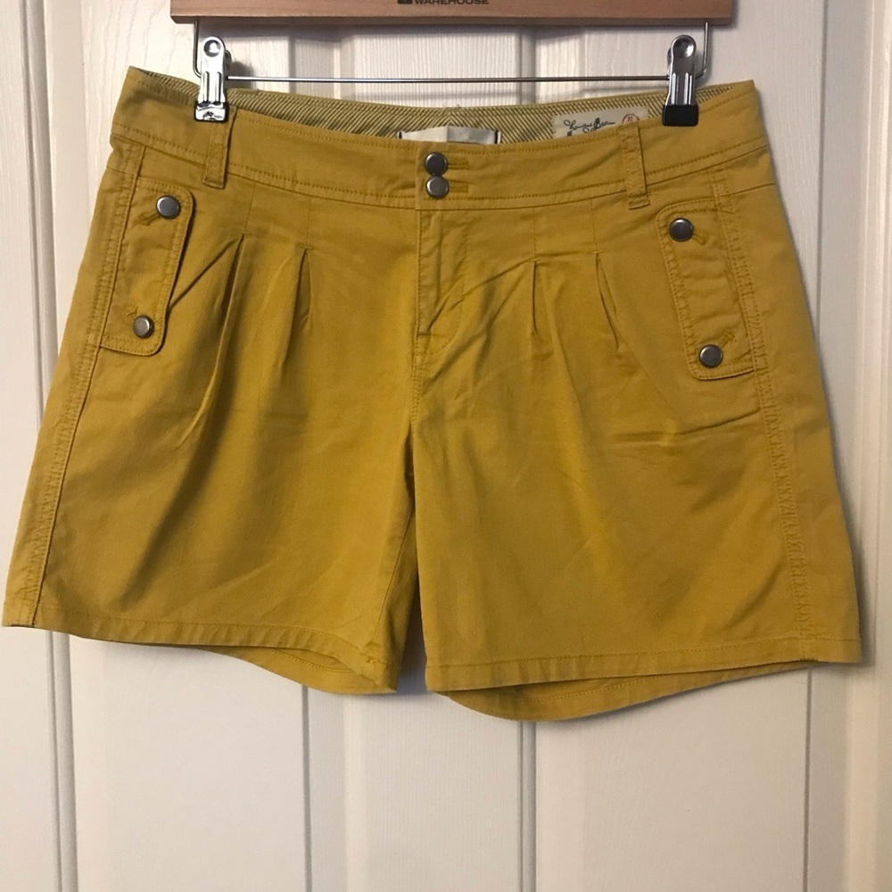 Gap Jeans Limited Edition Mustard Yellow Women's Shorts Size 34 new without tag